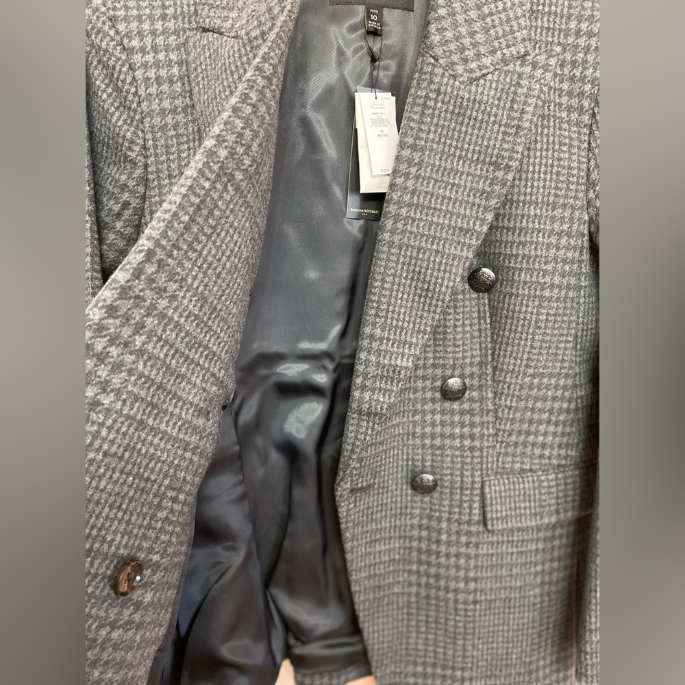Banana Republic Factory Plaid Icon Blazer - Picture 8 of 9